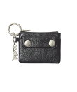 MILLS LOGO CHARM FAUX LEATHER COMPACT WALLET