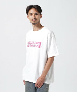 �ySALE�^50%OFF�zB'2nd SURT(�T�[�g)THE ROLLING STONES LETTER No1 Tee �r�[�Z�J���h �g�b�v�X �J�b�g�\�[�ET�V���c �z���C�g �u���b�N�y���������z