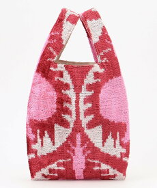 GRACE CONTINENTAL Kilim ARTS キリムマルシェバッグ グレースコンチネンタル バッグ その他のバッグ ピンク ブルー【送料無料】