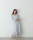 フラワープリントワンピース