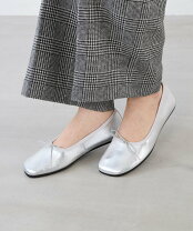 楽天市場】arome de muguet（アロマドミュゲ） レザーフラットシューズ 