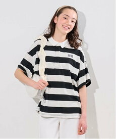 【SALE／50%OFF】pom ponette junior ラガーシャツ ナルミヤオンライン トップス カットソー・Tシャツ ホワイト【送料無料】