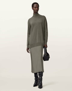 �ySALE�^30%OFF�zALLSAINTS (W)JUNO DRESS �I�[���Z�C���c �����s�[�X�E�h���X �����s�[�X �J�[�L�O���[���y���������z