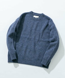 【SALE／50%OFF】URBAN RESEARCH ROSSO 『XLサイズあり』シェットランドウールクルーネックニット アーバンリサーチロッソ トップス ニット カーキグリーン グレー ホワイト グリーン ブラック ワインレッド ネイビー【送料無料】