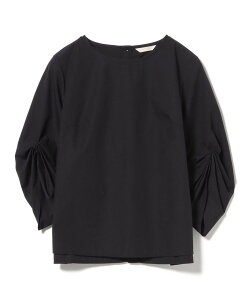 �ySALE�^50%OFF�zBEAMS HEART WOMEN ���{�����[�� �u���E�X �r�[���X �A�E�g���b�g �g�b�v�X �V���c�E�u���E�X �z���C�g �l�C�r�[