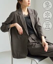 【SALE／25%OFF】ROPE' PICNIC 【ちゃんと+かわいい保証】エアリーリネンライク ダブルジャケット/接触冷感・UVカット…