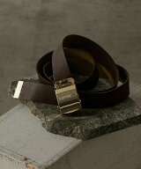 Whim Gazette 【Hoaw.】レザーガチャベルト ウィム ガゼット ファッション雑貨 ベルト ブラウン ブラック…
