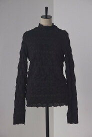 BLACK BY MOUSSY shirring design tops ブラックバイマウジー トップス カットソー・Tシャツ ホワイト ブラック【送料無料】