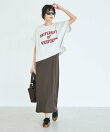 【新色追加】レギュラーウェイトロールアップロゴTシャツ
