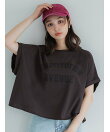 【新色追加】レギュラーウェイトロールアップロゴTシャツ