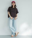 【新色追加】レギュラーウェイトロールアップロゴTシャツ