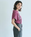 【新色追加】レギュラーウェイトロールアップロゴTシャツ