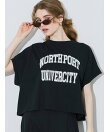 【新色追加】レギュラーウェイトロールアップロゴTシャツ