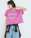 【新色追加】レギュラーウェイトロールアップロゴTシャツ