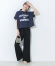 【新色追加】レギュラーウェイトロールアップロゴTシャツ