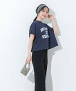 【新色追加】レギュラーウェイトロールアップロゴTシャツ