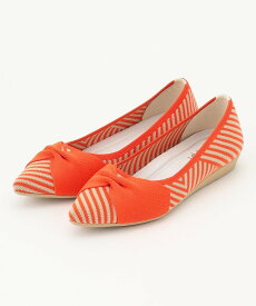 【SALE／50%OFF】steppi 【洗える/撥水】リボン ポインテッド パンプス ステッピ シューズ・靴 パンプス オレンジ パープル ブラック【送料無料】