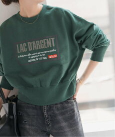 【SALE／30%OFF】Spick & Span La Hutte / ラ ユット 別注クロップスウェット* スピックアンドスパン トップス スウェット・トレーナー ネイビー グレー グリーン【送料無料】