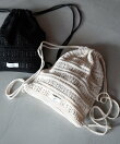 【SANSeLF】クロシェニットナップサック saa26s133
