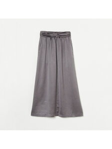 �ySALE�^30%OFF�zHELIOPOLE KALINE SATIN SKIRT SOLID �G���I�|�[�� �X�J�[�g ���̑��̃X�J�[�g �x�[�W�� �O���[�y���������z