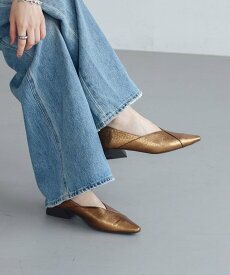 EVOL Vカットポインテッドスタックヒールパンプス イーボル シューズ・靴 パンプス ベージュ ホワイト ブラック シルバー ブラウン【送料無料】