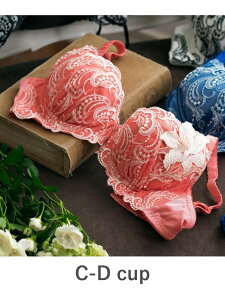 fran de lingerie GRACEFeather�O���[�X�t�F�U�[�R�[�f�B�l�[�g�u���W���[C-D�J�b�v �t�����f�����W�F���[ �C���i�[�E���[���E�F�A �u���W���[ �z���C�g �u���[ �s���N�y���������z