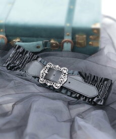 axes femme クラシカルバックルベルト アクシーズファム ファッション雑貨 ベルト ブラウン ブラック