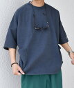 SHIPS any 【SHIPS any別注】Champion: ブリーチ ドルマン キャンプポケット Tシャツ◇ シップス トップス カットソー・Tシャツ ネイビー グリーン ブラック ブラウン【送料無料】