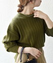 【SALE／30%OFF】SHIPS any SHIPS any:＜手洗い可能＞ヤク ワイドリブ ラウンドヘム ニット プルオーバー シップス トップス ニット ブラウン グリーン ベージュ【送料無料】