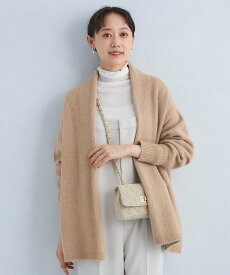 【SALE／75%OFF】UNITED ARROWS green label relaxing FOXブレンド ミドル ニット カーディガン ユナイテッドアローズ アウトレット トップス カーディガン グレー ベージュ ネイビー