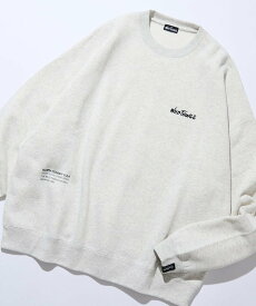 【SALE／30%OFF】WILD THINGS WILD THINGS×FREAK'S STORE 別注 ビッグシルエット マルチプリントデザイン クルーネックスウェット 【限定展開】 25AW フリークスストア トップス スウェット・トレーナー グレー ブラック【送料無料】