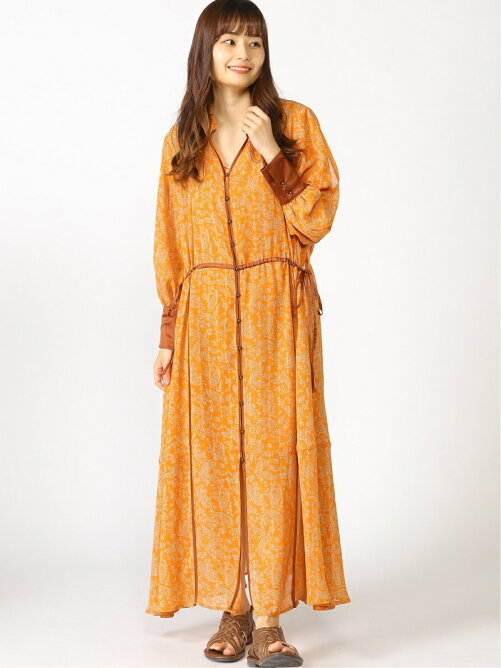 Jeanasis ペイズリーシアーロングop Rakuten Fashion 楽天ファッション 旧楽天ブランドアベニュー Cw76