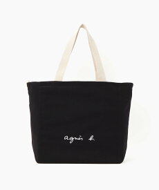 agnes b. VOYAGE 【ユニセックス】WEB限定 OAH22-01 2wayロゴビッグトートバッグ アニエスベー バッグ トートバッグ ブラック【送料無料】