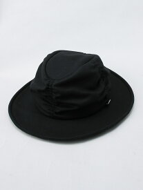 【SALE／75%OFF】MANIERA MANIERA/(M)FLANNEL SHIRRING HAT ジェネラルデザインストア 帽子/ヘア小物 ハット ブラック ベージュ【送料無料】