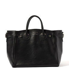 TOMORROWLAND GOODS YOUNG&OLSEN EMBOSSED LEATHER BELTED バッグ トゥモローランド バッグ トートバッグ ブラック【送料無料】