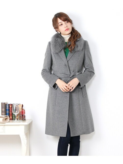 Filomo Filomo ブランドカシミヤファー付きウールコートレディース Rakuten Fashion 楽天ファッション 旧楽天ブランド アベニュー T706