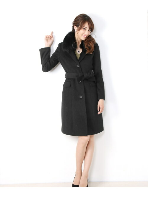 Filomo Filomo ブランドカシミヤファー付きウールコートレディース Rakuten Fashion 楽天ファッション 旧楽天ブランド アベニュー T706