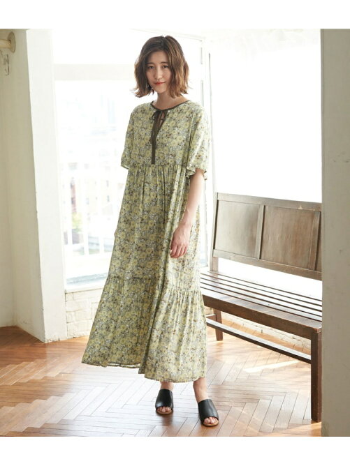 Rope Picnic Web限定 花柄ティアードワンピース Rakuten Fashion 楽天ファッション 旧楽天ブランドアベニュー Aw8690