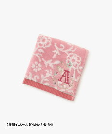 【SALE／37%OFF】Afternoon Tea LIVING イニシャルミニタオル アフタヌーンティー・リビング ファッション雑貨 ハンカチ・ハンドタオル レッド ブラウン ベージュ シルバー