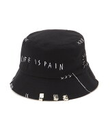 LHP AZS TOKYO/アザストーキョー/LIFE IS PAIN HAT エルエイチピー 帽子 その他の帽子 ブラック【送料無…