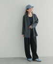 ツイードノーカラージャケット