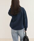 FR刺しゅう衿付きハーフZIPスウェットプルオーバー