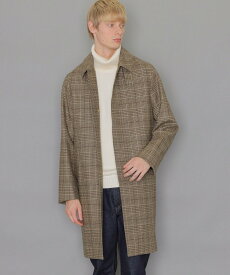 MACKINTOSH LONDON 【DUNFORD】【Loro Piana/ロロ・ピアーナ】グレンチェックウールステンカラーコート マッキントッシュ ロンドン ジャケット・アウター ステンカラーコート ベージュ グレー【送料無料】