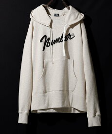 NUMBER (N)INE Number9 PRINTED VINTAGE GAZETTE PULLOVER HOODIE ナンバーナイン トップス パーカー・フーディー ホワイト ブラック【送料無料】