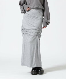 ROYAL FLASH PRANK PROJECT/プランクプロジェクト/Jersey Maxi Skirt ロイヤルフラッシュ スカート その他のスカート ブラック グレー【送料無料】