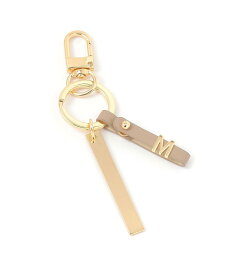 GLOBAL WORK マルチWAYイニシャルチャーム/321138 グローバルワーク ファッション雑貨 チャーム・キーチェーン ベージュ ブラック