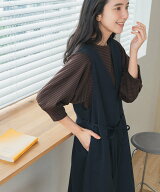 URBAN RESEARCH DOORS 『UR TECH』ツイルフレアジャンパースカート アーバンリサーチドアーズ ワンピース…