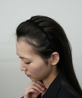 Kotoe ベロア ワイドギザギザカチューシャ アウトフィッターラボ ヘアアクセサリー カチューシャ・ヘアバ…