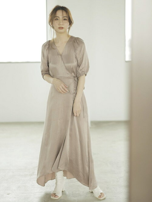 Fray I D Ipekerサテンアシメヘムワンピース Rakuten Fashion 楽天ファッション 旧楽天ブランドアベニュー Ce3692