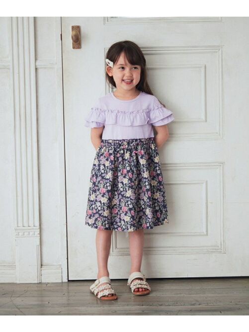 Any Fam 花柄ドッキング ワンピース Rakuten Fashion 楽天ファッション 旧楽天ブランドアベニュー De6692